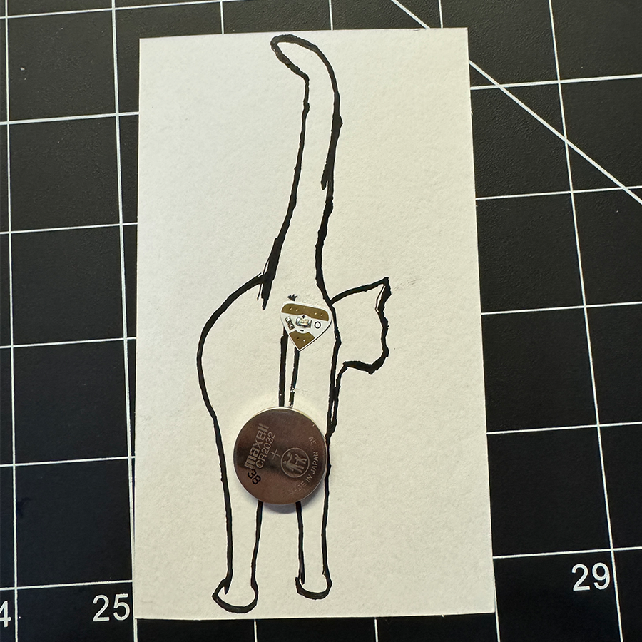 I added the battery to the drawing but the battery was not connected properly which is probably why the paint did not work.