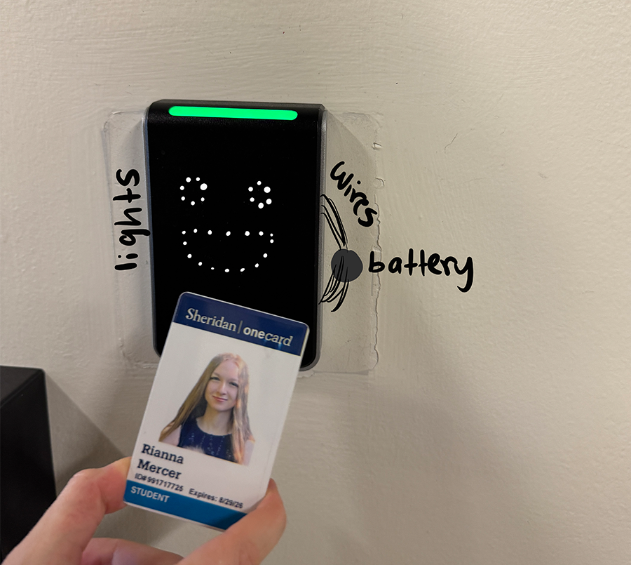 This idea adds an extra fun visual cue to indicate that your card has been accepted.
