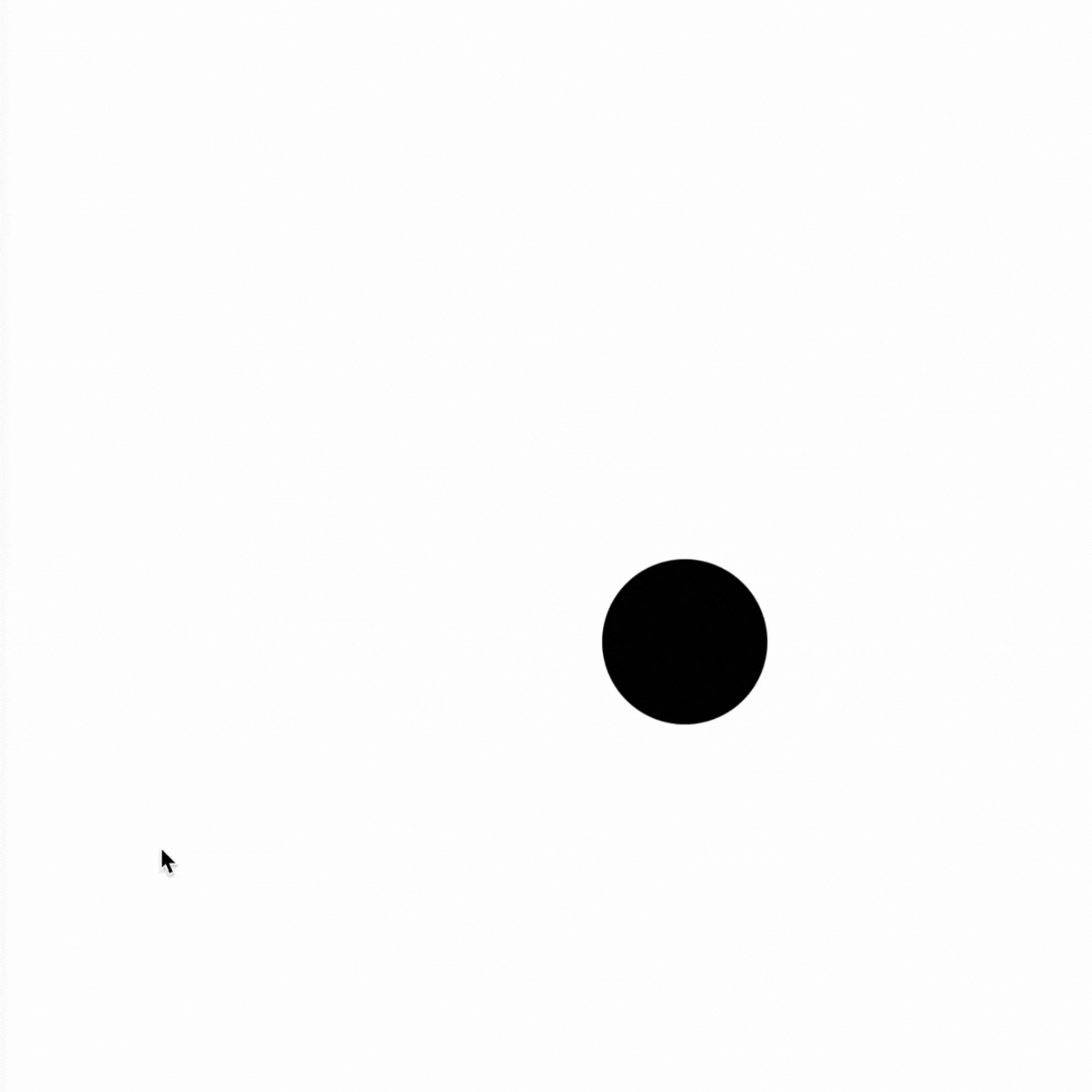 This is a black and white circle visual I created using p5 and chat gpt for help with the javascript.