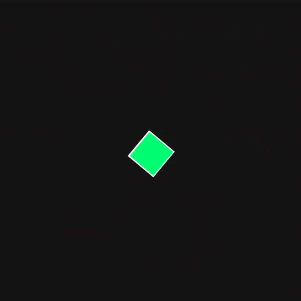 When you use the arrows the square moves and changes colour